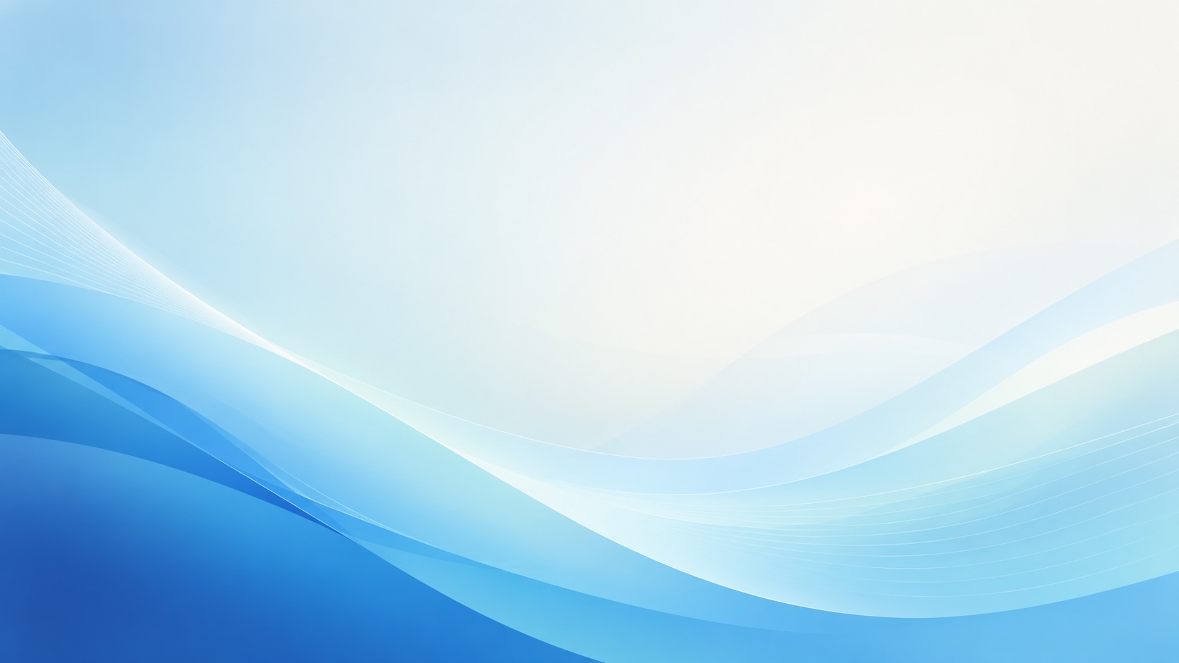 Abstract blue wave background with soft gradient and light glow